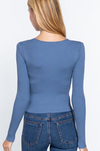 Load image into Gallery viewer, Shirring Sweatheart Neck Sweater
