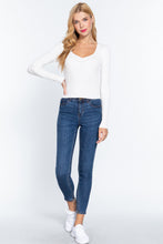 Load image into Gallery viewer, Shirring Sweatheart Neck Sweater
