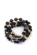 Load image into Gallery viewer, Rectangle Stone Beaded Bracelet Set
