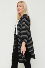 Load image into Gallery viewer, Multi-color Striped Cardigan
