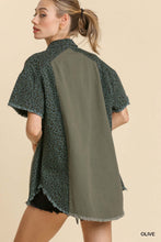 Load image into Gallery viewer, Mixed Animal Print Oversized Jacket With Chest Pockets
