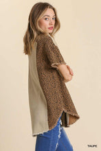 Load image into Gallery viewer, Mixed Animal Print Oversized Jacket With Chest Pockets
