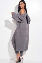 Load image into Gallery viewer, Cozy Knit Tank Top, Pants And Duster 3 Piece Set
