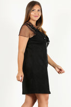 Load image into Gallery viewer, Plus Size Solid Print Short Dress
