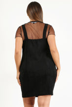 Load image into Gallery viewer, Plus Size Solid Print Short Dress
