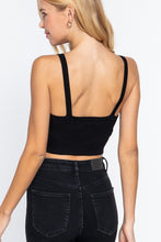 Load image into Gallery viewer, V-neck Sweater Knit Crop Cami Top
