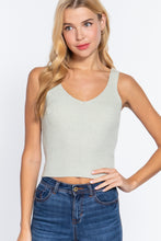 Load image into Gallery viewer, Sleeveless V-neck Sweater Top
