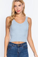 Load image into Gallery viewer, Sleeveless V-neck Sweater Top
