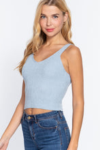 Load image into Gallery viewer, Sleeveless V-neck Sweater Top

