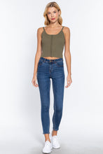 Load image into Gallery viewer, Front Closure With Hooks Sweater Cami Top
