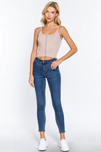 Load image into Gallery viewer, Front Closure With Hooks Sweater Cami Top
