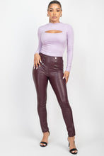 Load image into Gallery viewer, Button-detailed Skinny Pants
