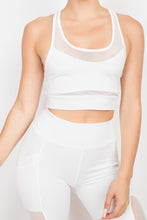 Load image into Gallery viewer, Racerback Mesh Top &amp; Activewear Shorts Set
