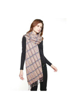 Load image into Gallery viewer, Viscose Plaid Check Scarf
