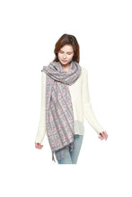 Load image into Gallery viewer, Viscose Plaid Check Scarf
