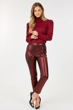 Load image into Gallery viewer, Animal Skin Vinyl Ankle Pants
