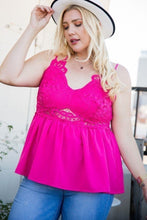 Load image into Gallery viewer, Lace Trim Detail Two Shoulder Back Cross Top
