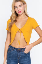 Load image into Gallery viewer, Short Slv Variegated Rib Cardigan
