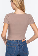 Load image into Gallery viewer, Short Slv Variegated Rib Cardigan
