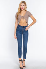 Load image into Gallery viewer, Short Slv Variegated Rib Cardigan
