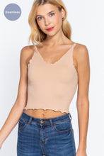 Load image into Gallery viewer, Lettuce Edge Seamless Cami Top
