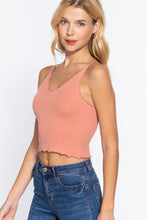 Load image into Gallery viewer, Lettuce Edge Seamless Cami Top
