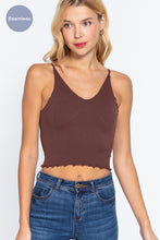 Load image into Gallery viewer, Lettuce Edge Seamless Cami Top
