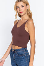 Load image into Gallery viewer, Lettuce Edge Seamless Cami Top
