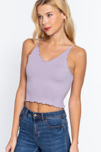 Load image into Gallery viewer, Lettuce Edge Seamless Cami Top
