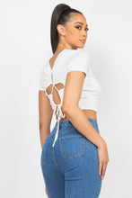 Load image into Gallery viewer, Basic Crossed-back Crop Top
