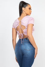 Load image into Gallery viewer, Basic Crossed-back Crop Top
