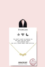 Load image into Gallery viewer, Gold Rhodium Dipped Promise Bracelet
