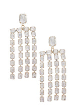 Load image into Gallery viewer, Square Rhinestone Dangle Earring
