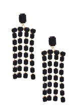 Load image into Gallery viewer, Square Rhinestone Dangle Earring
