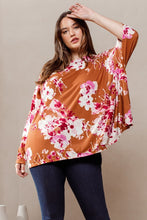 Load image into Gallery viewer, Floral Print Yummy Rib Knit Top
