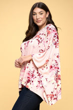 Load image into Gallery viewer, Floral Print Yummy Rib Knit Top
