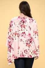 Load image into Gallery viewer, Floral Print Yummy Rib Knit Top
