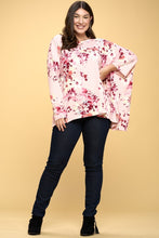 Load image into Gallery viewer, Floral Print Yummy Rib Knit Top

