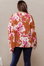 Load image into Gallery viewer, Floral Print Yummy Rib Knit Top
