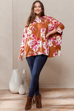 Load image into Gallery viewer, Floral Print Yummy Rib Knit Top
