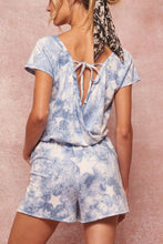 Load image into Gallery viewer, A Star-pattern Tie-dye Knit Romper
