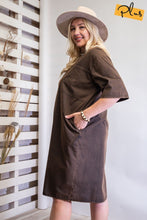 Load image into Gallery viewer, Mineral Washed Loose Fit Dress
