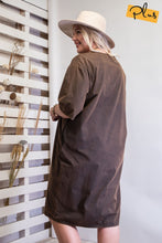 Load image into Gallery viewer, Mineral Washed Loose Fit Dress
