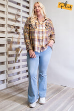 Load image into Gallery viewer, Plaid Mix Button Down Shirt
