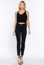 Load image into Gallery viewer, V-neck Side Ruched Sweater Top
