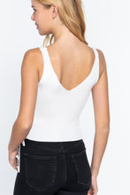 Load image into Gallery viewer, V-neck Side Ruched Sweater Top
