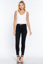 Load image into Gallery viewer, V-neck Side Ruched Sweater Top
