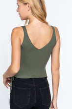 Load image into Gallery viewer, V-neck Side Ruched Sweater Top
