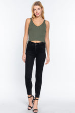 Load image into Gallery viewer, V-neck Side Ruched Sweater Top
