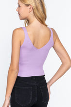 Load image into Gallery viewer, V-neck Side Ruched Sweater Top
